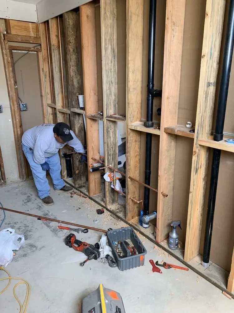 Commercial rough-in plumbing for Water Heater Replacement in Ortonville